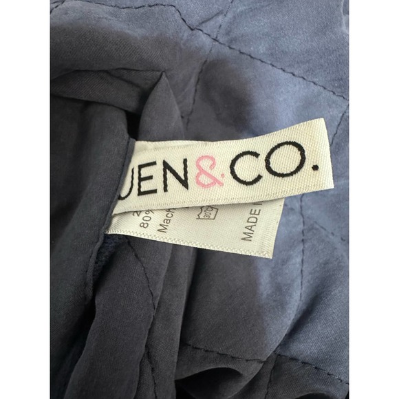 Jen & Co. Reservable Quilted Snap Front Vest, Size M - Picture 5 of 6